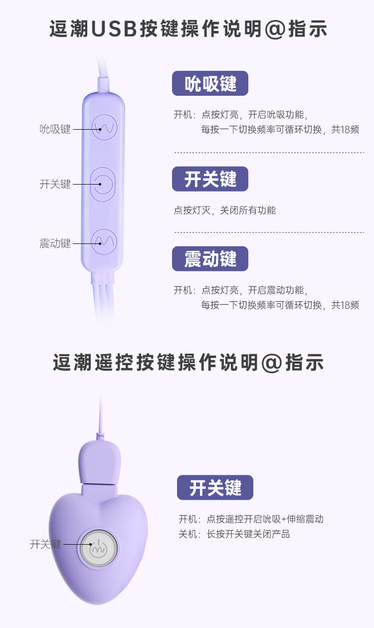 伸缩蛋胸部吮吸女用遥控按摩棒插图16